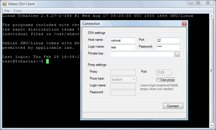 f secure ssh client