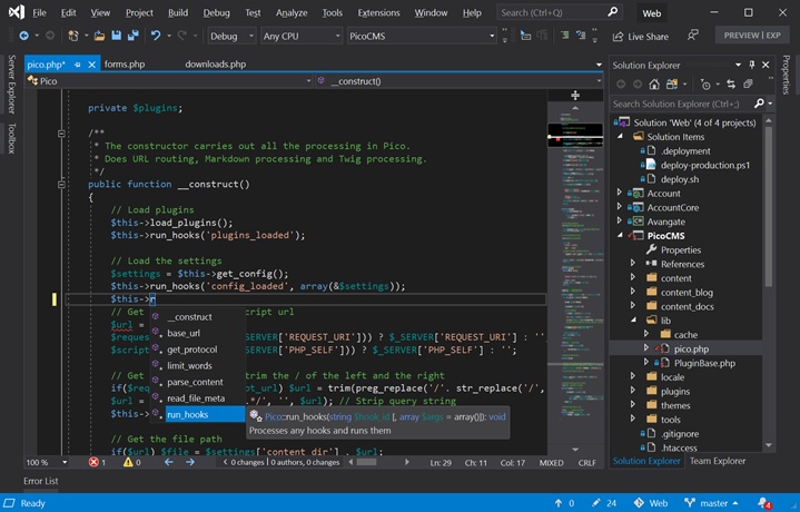 Devsense - PHP in Visual Studio